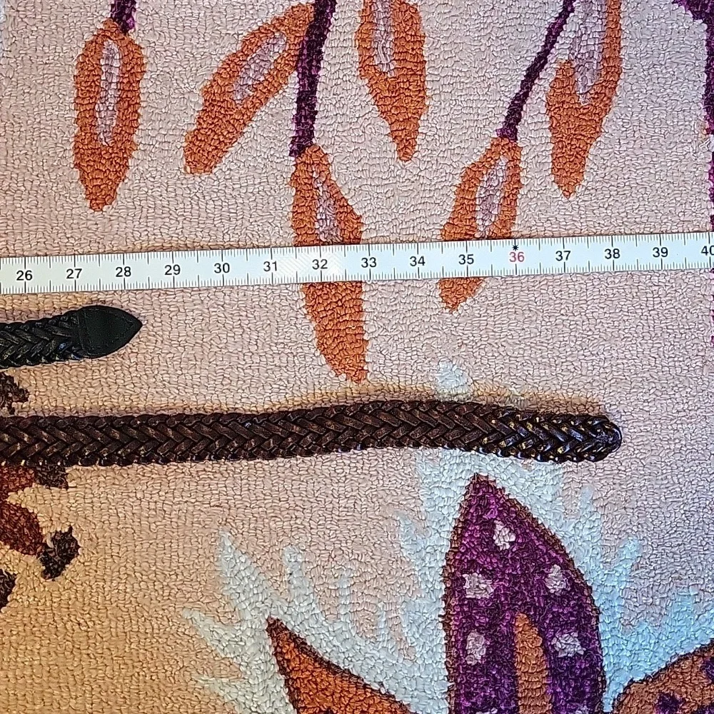 🤎 Vintage Braided leather belts